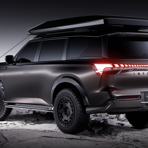2025 Infiniti QX80 Terrain Spec Concept Rear View