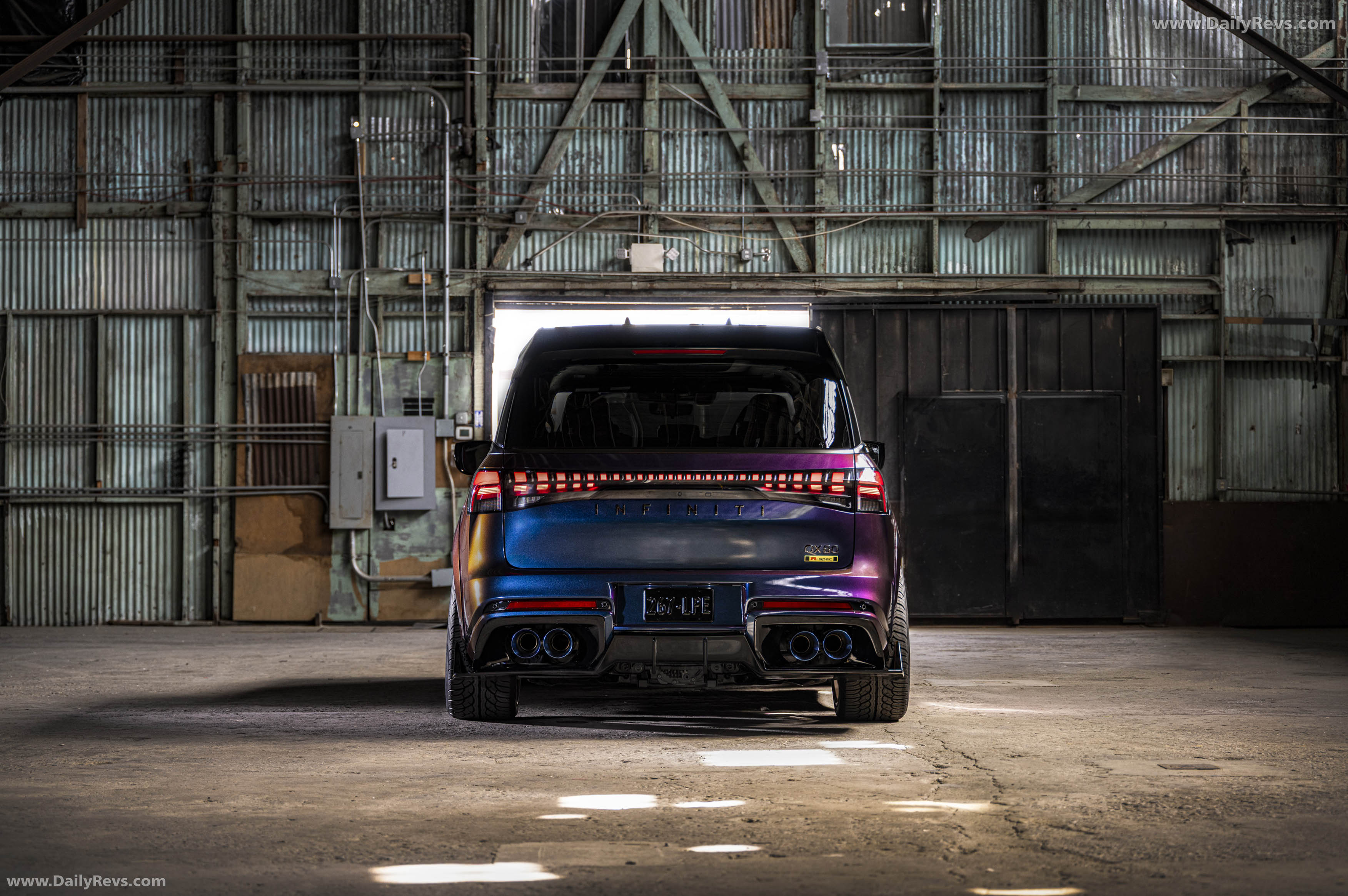 2025 Infiniti QX80 R-Spec Concept Rear View
