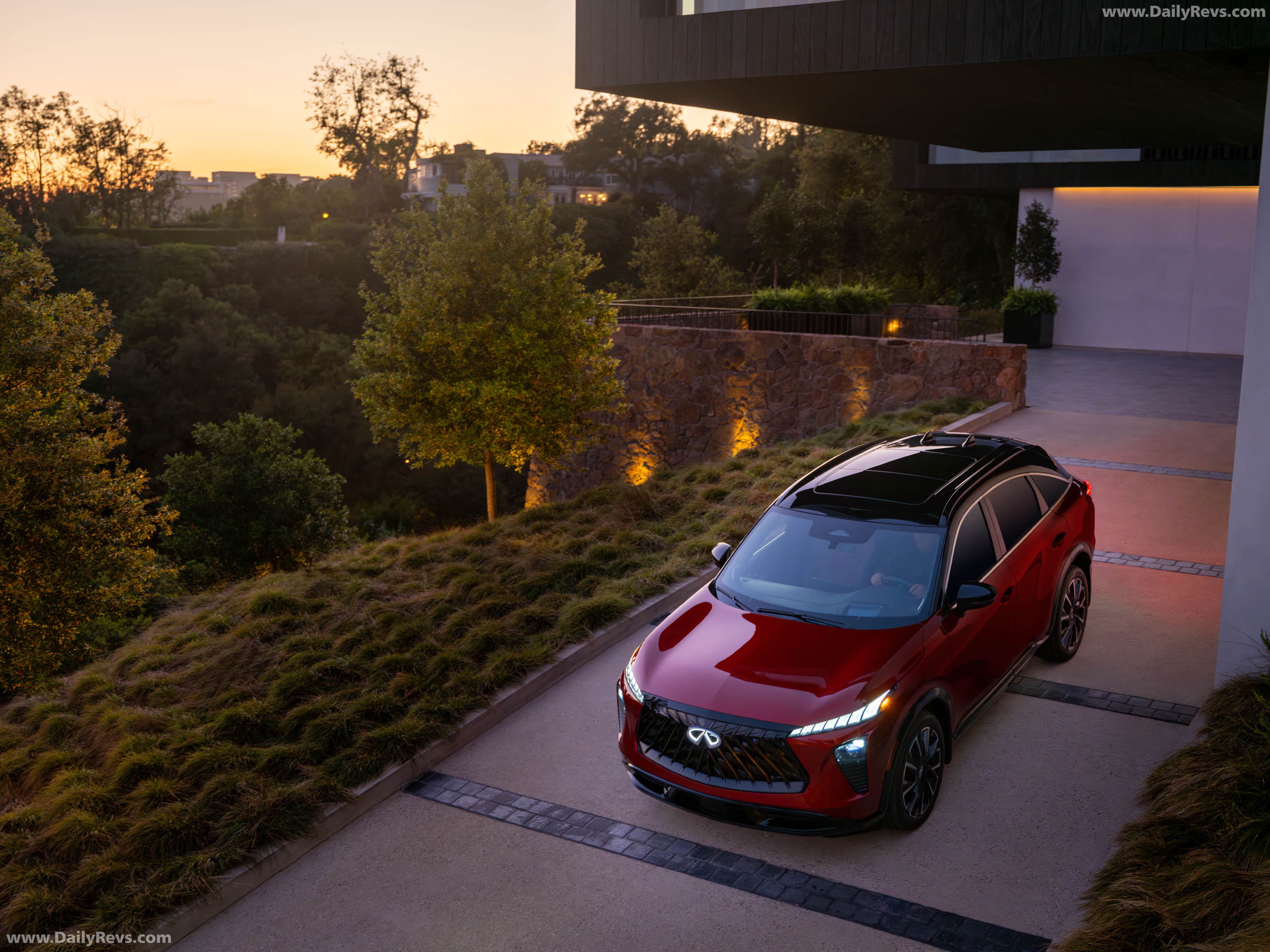2027 Infiniti QX65 Top View