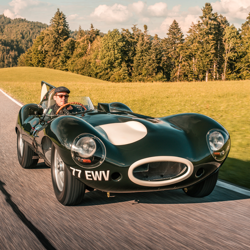 1956 Jaguar D-Type Front View