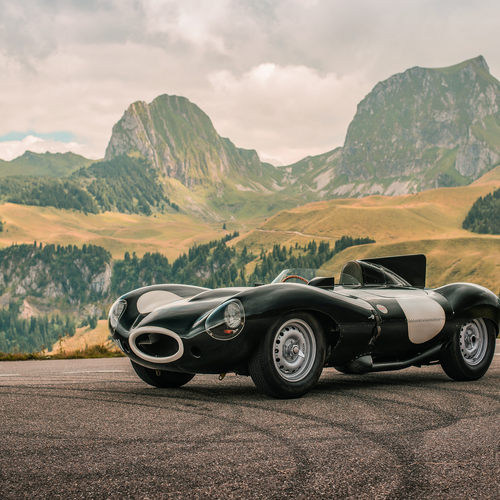 1956 Jaguar D-Type Front View