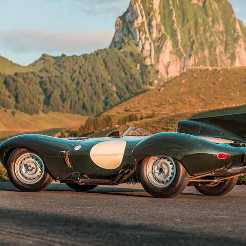 1956 Jaguar D-Type Rear View