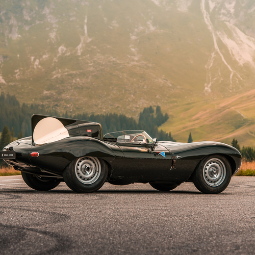 1956 Jaguar D-Type Rear View