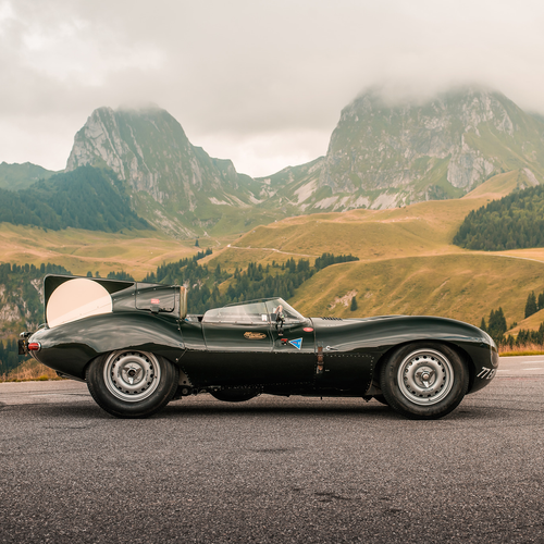 1956 Jaguar D-Type Side View