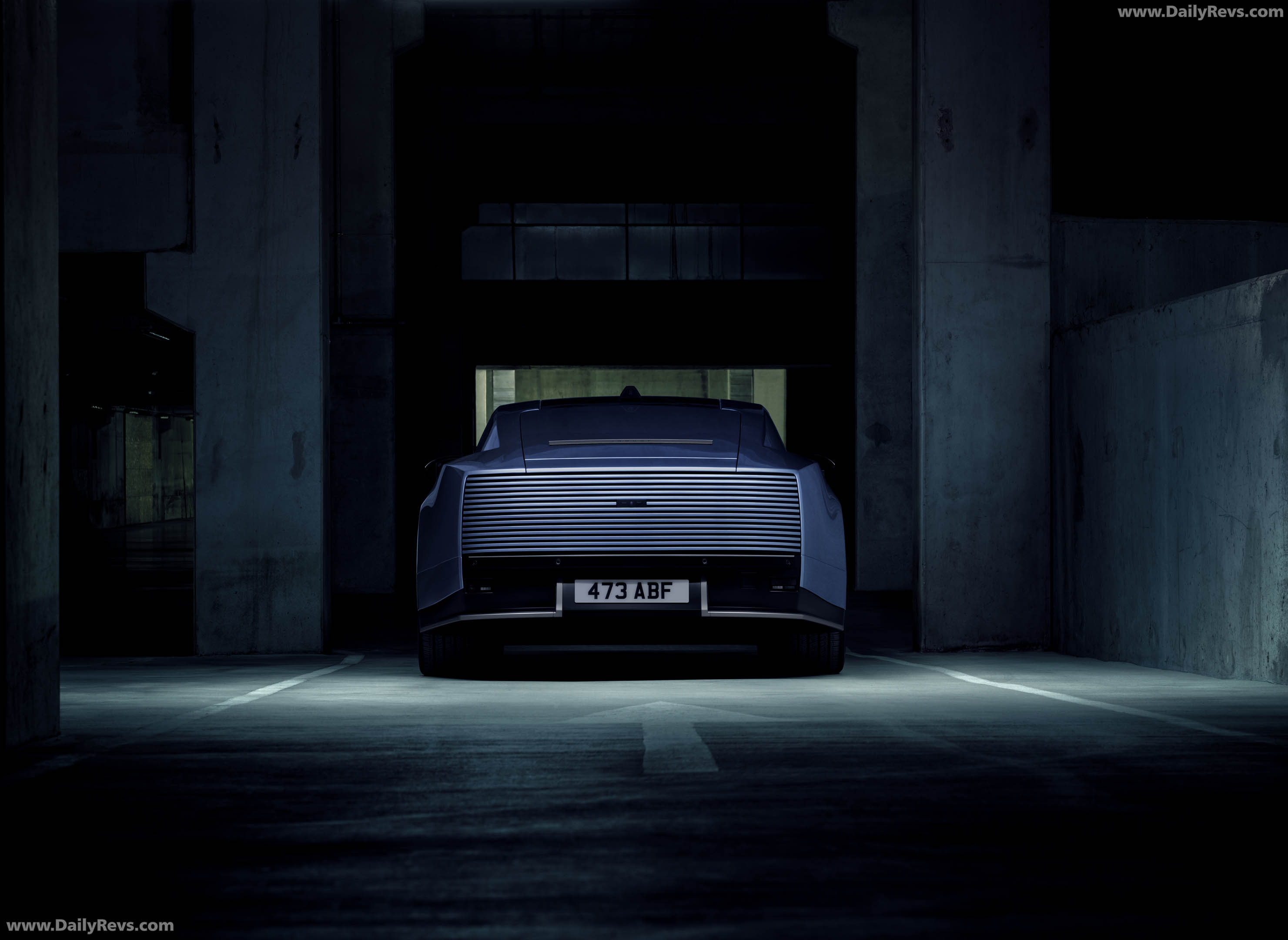 2027 Jaguar Type 01 Compelling Blue Rear View