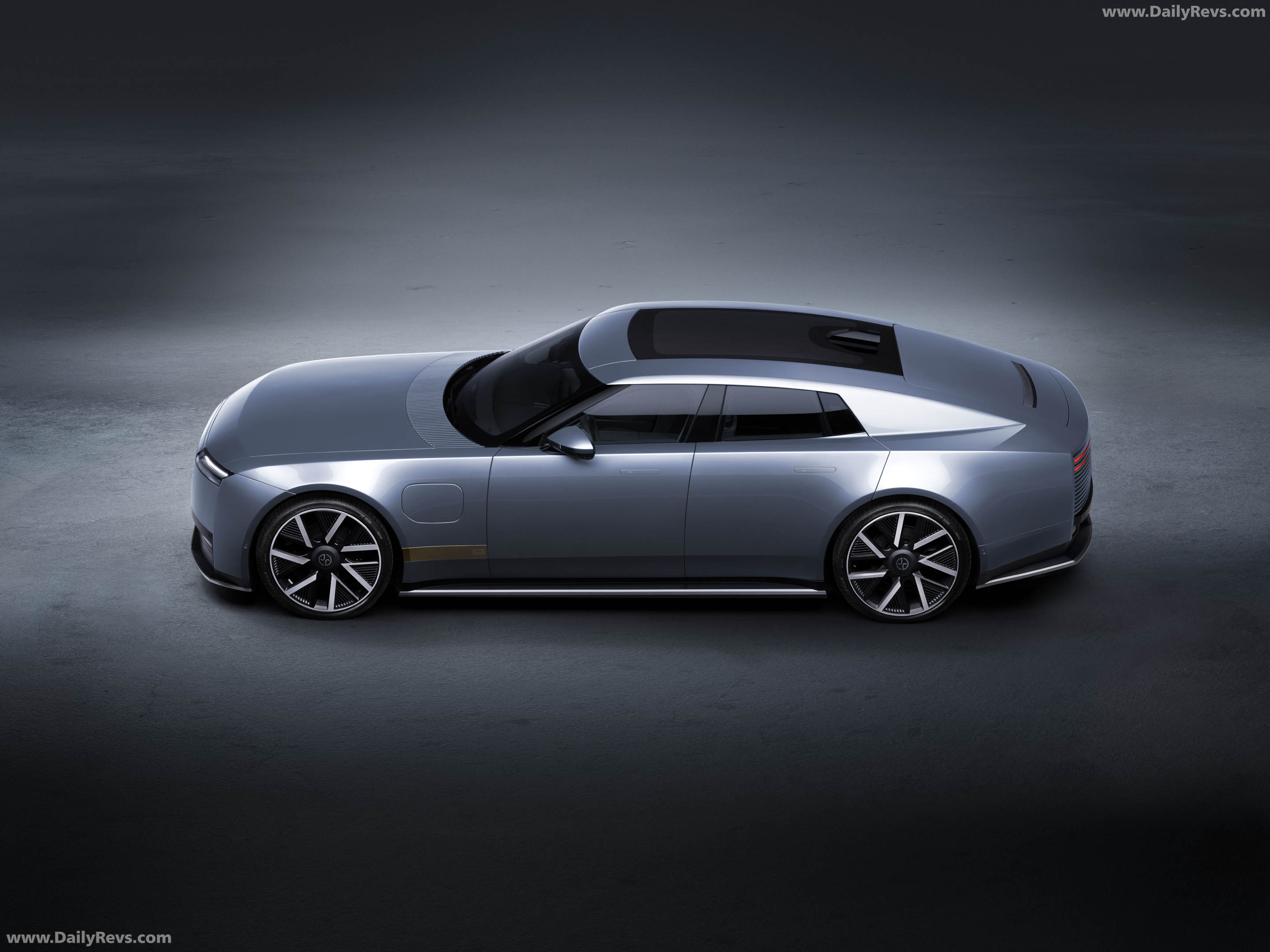 2027 Jaguar Type 01 Compelling Blue Side View
