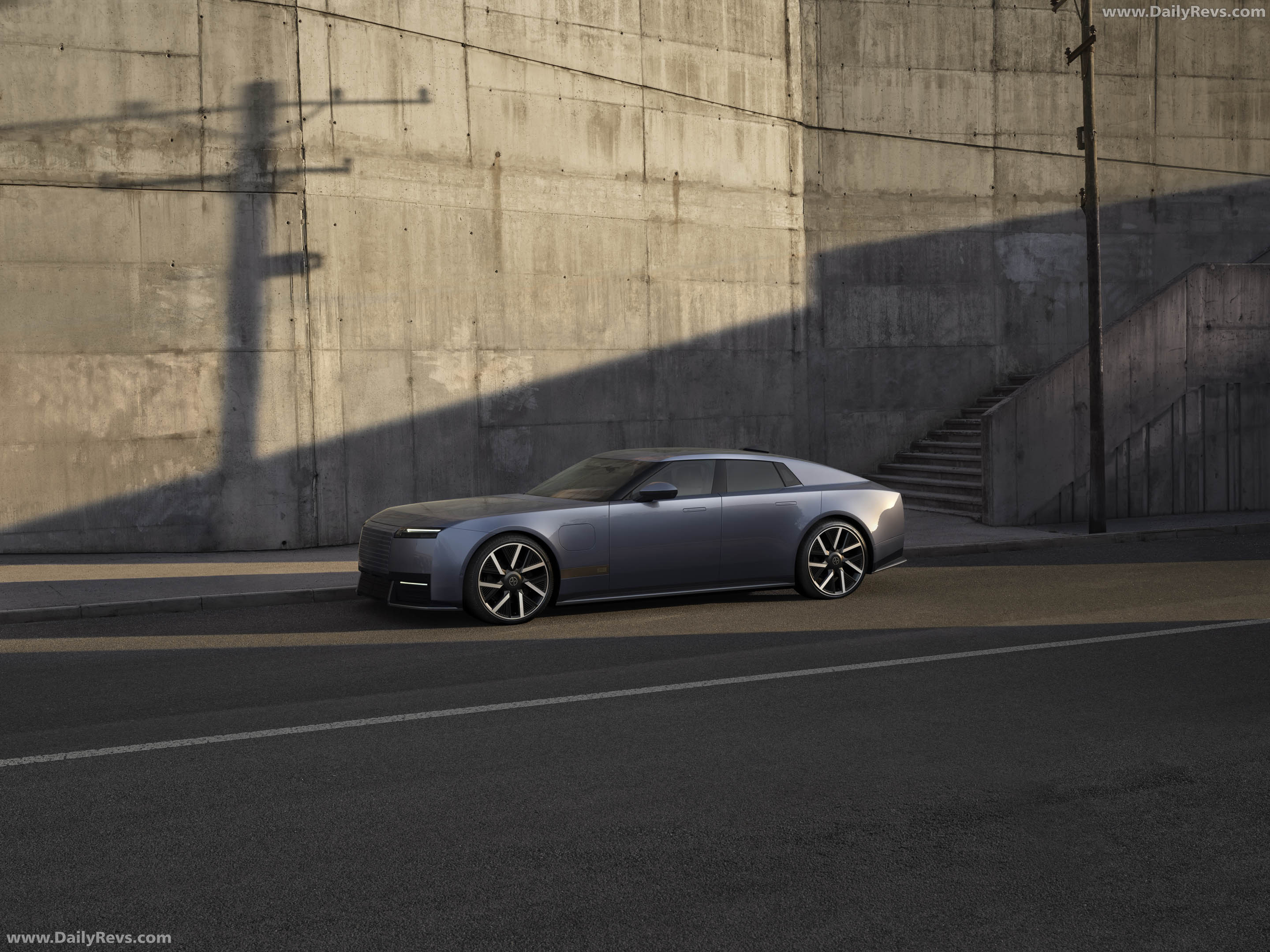 2027 Jaguar Type 01 Compelling Blue Front View