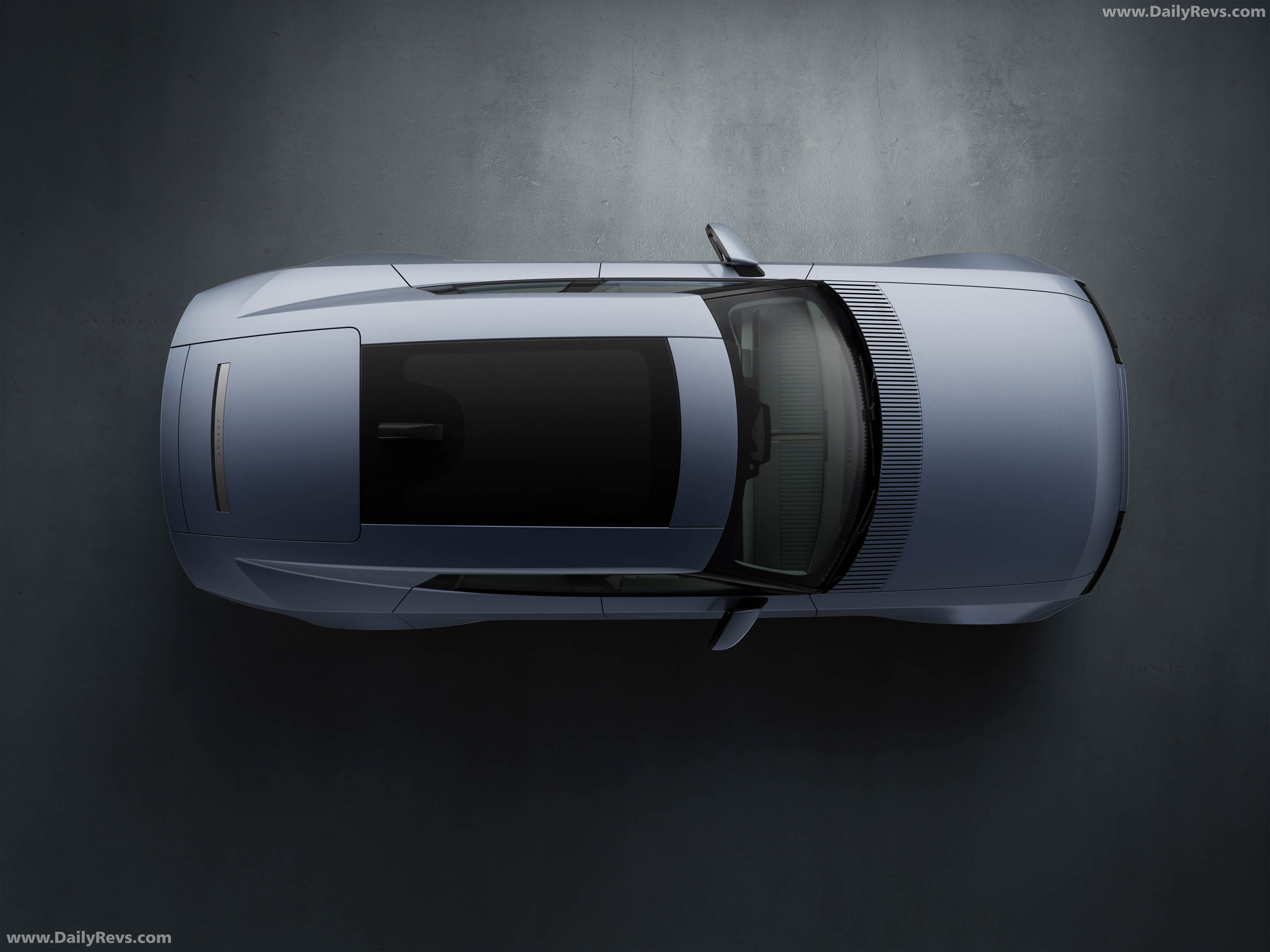 2027 Jaguar Type 01 Compelling Blue Top View