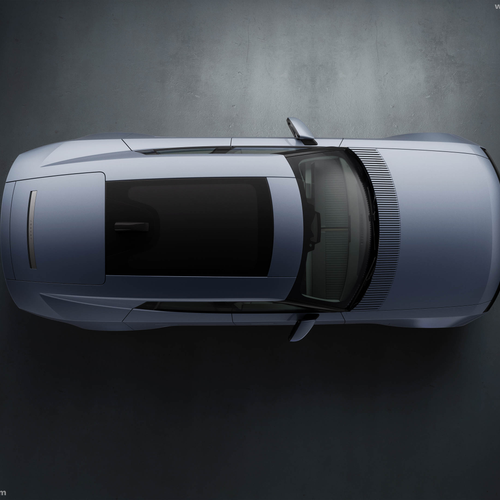 2027 Jaguar Type 01 Compelling Blue Top View