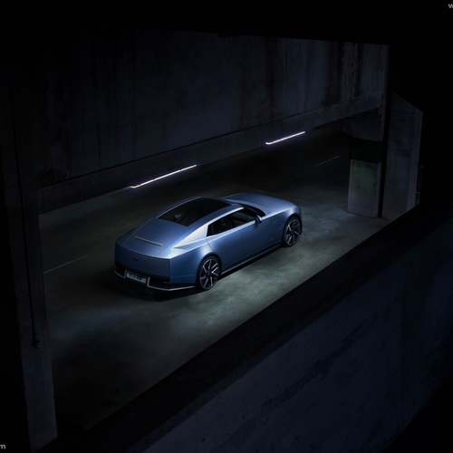 2027 Jaguar Type 01 Compelling Blue Top View