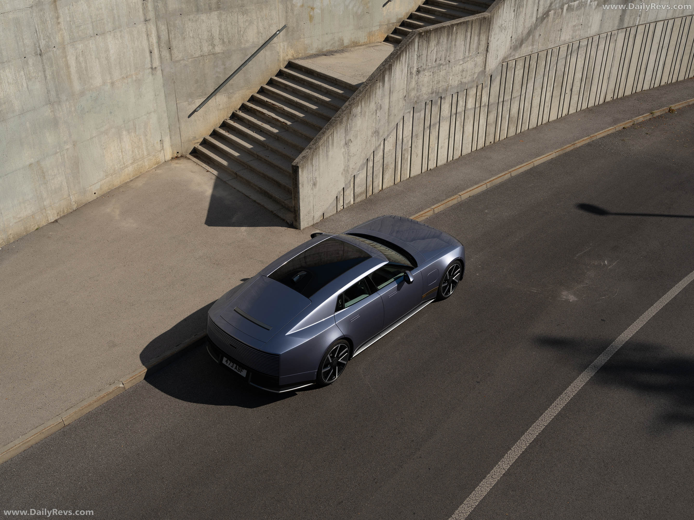 2027 Jaguar Type 01 Compelling Blue Top View
