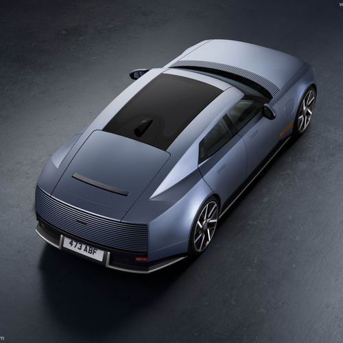 2027 Jaguar Type 01 Compelling Blue Top View
