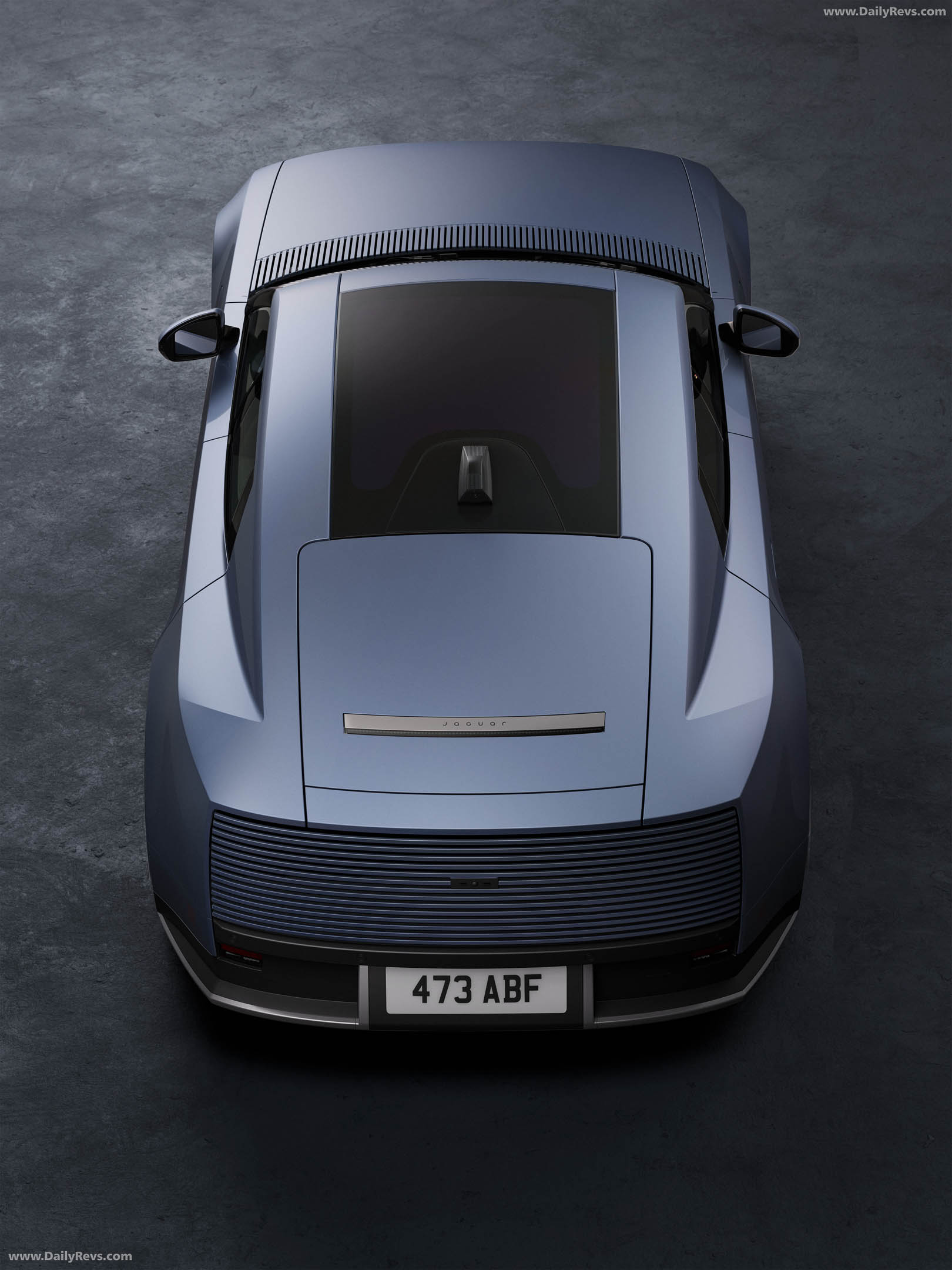 2027 Jaguar Type 01 Compelling Blue Top View