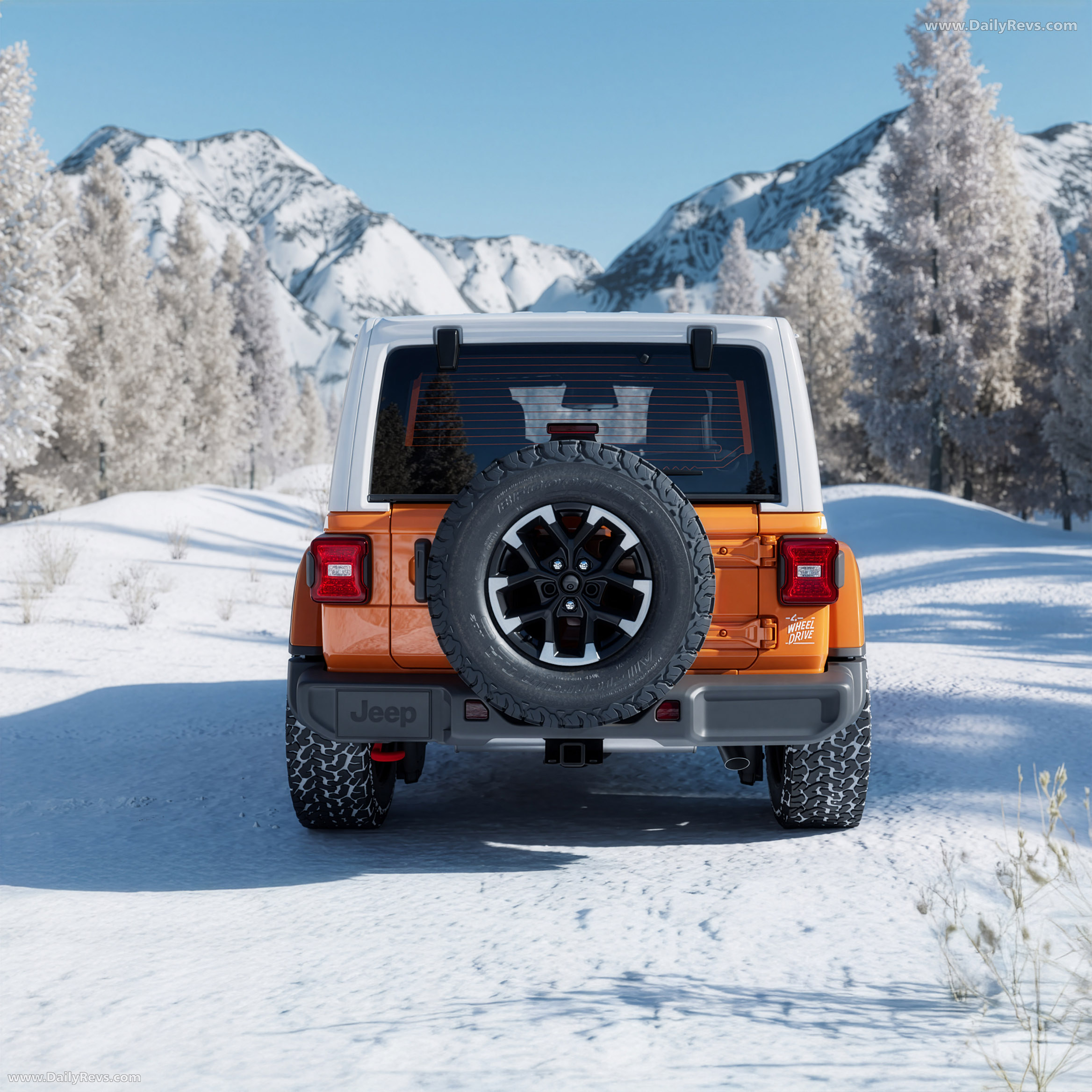 2026 Jeep Wrangler Whitecap Rear View