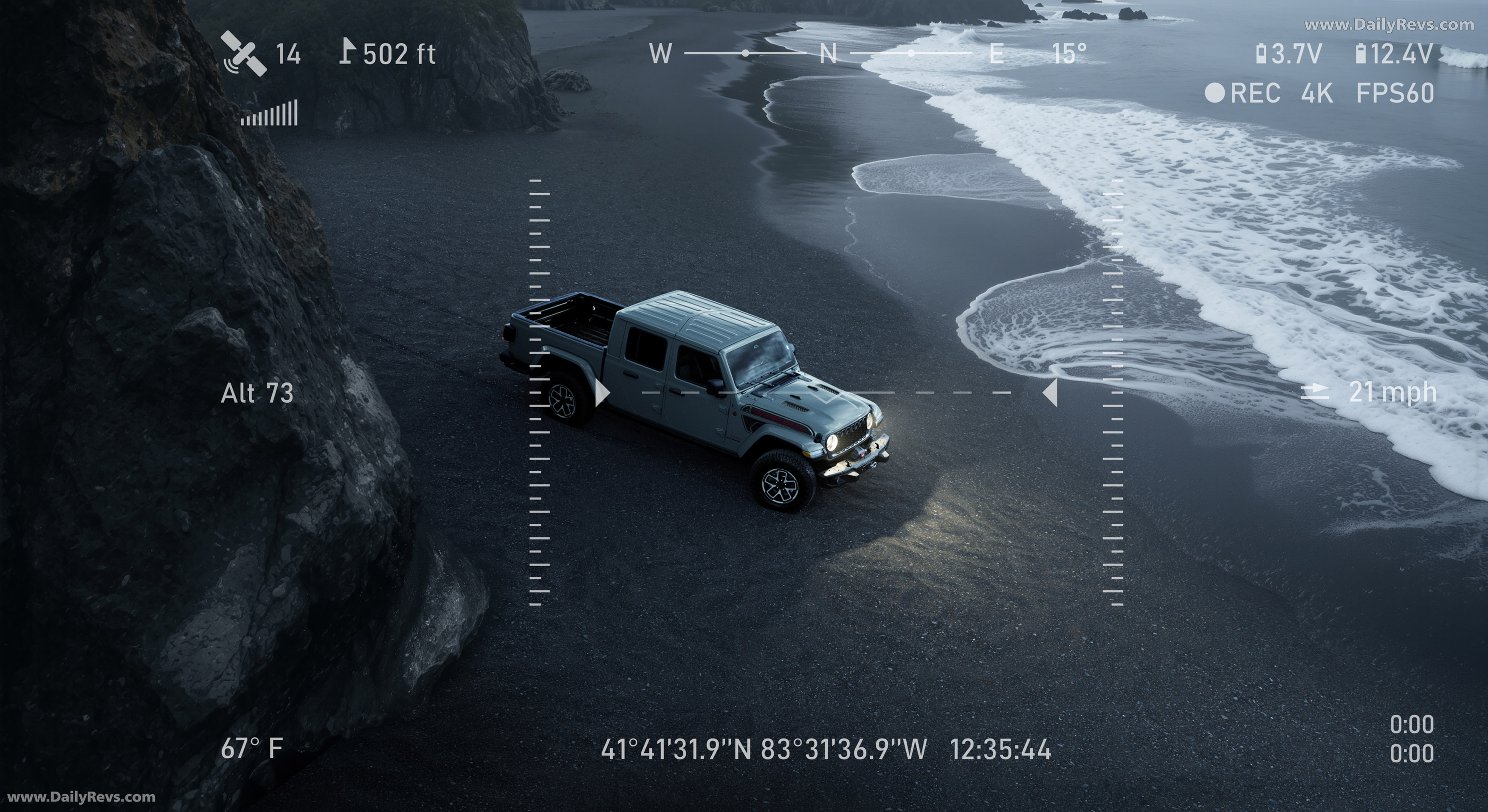 2026 Jeep Gladiator Shadow Ops Top View