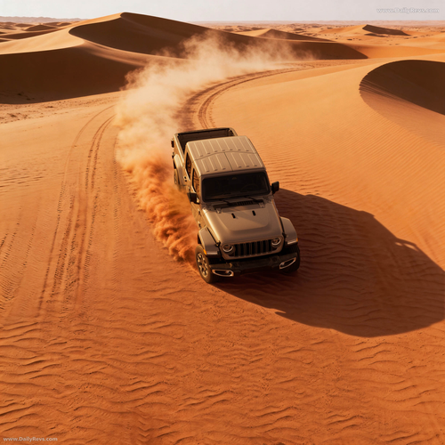 2026 Jeep Gladiator Sahara Top View