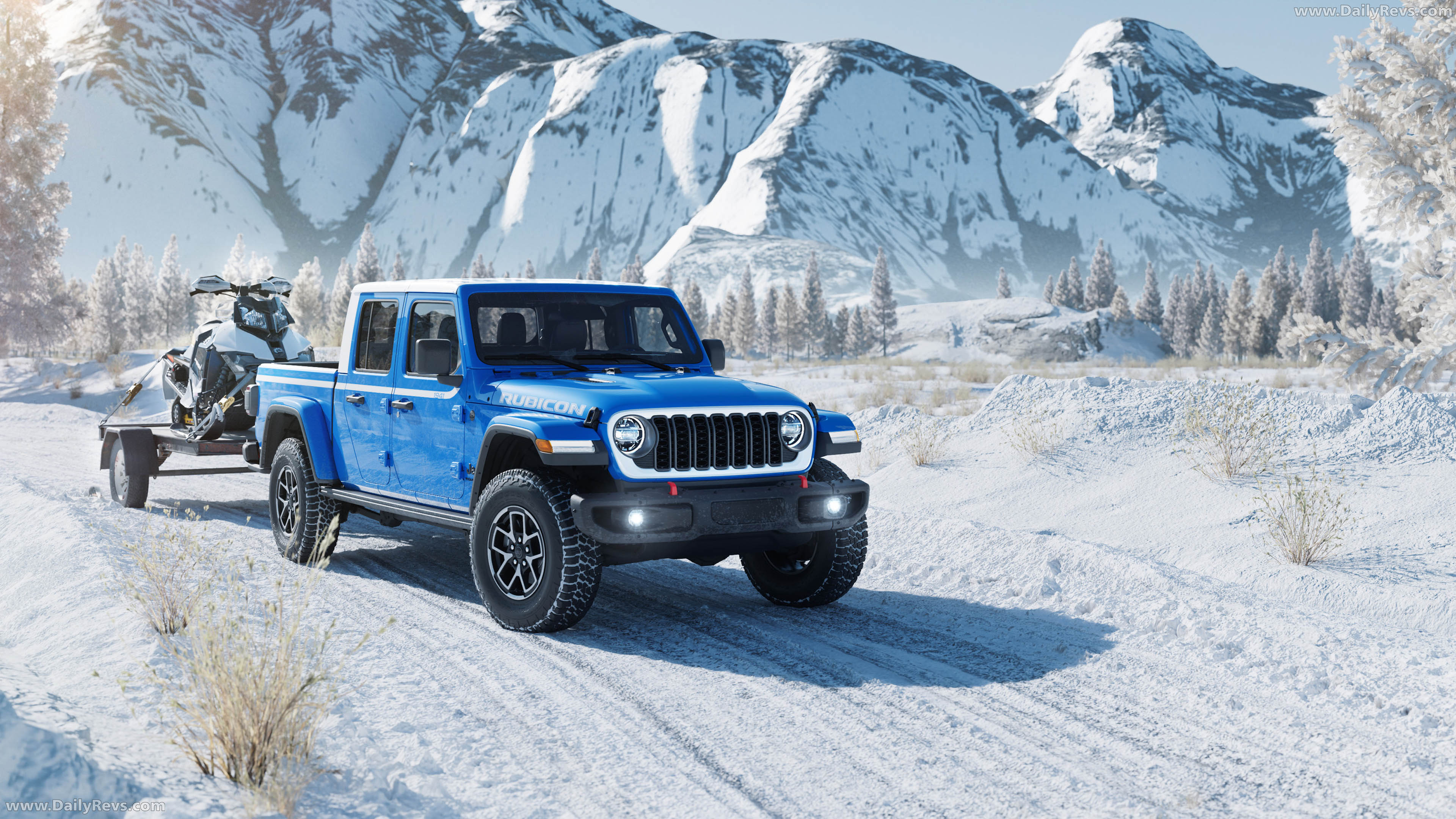 2026 Jeep Gladiator Whitecap Front View