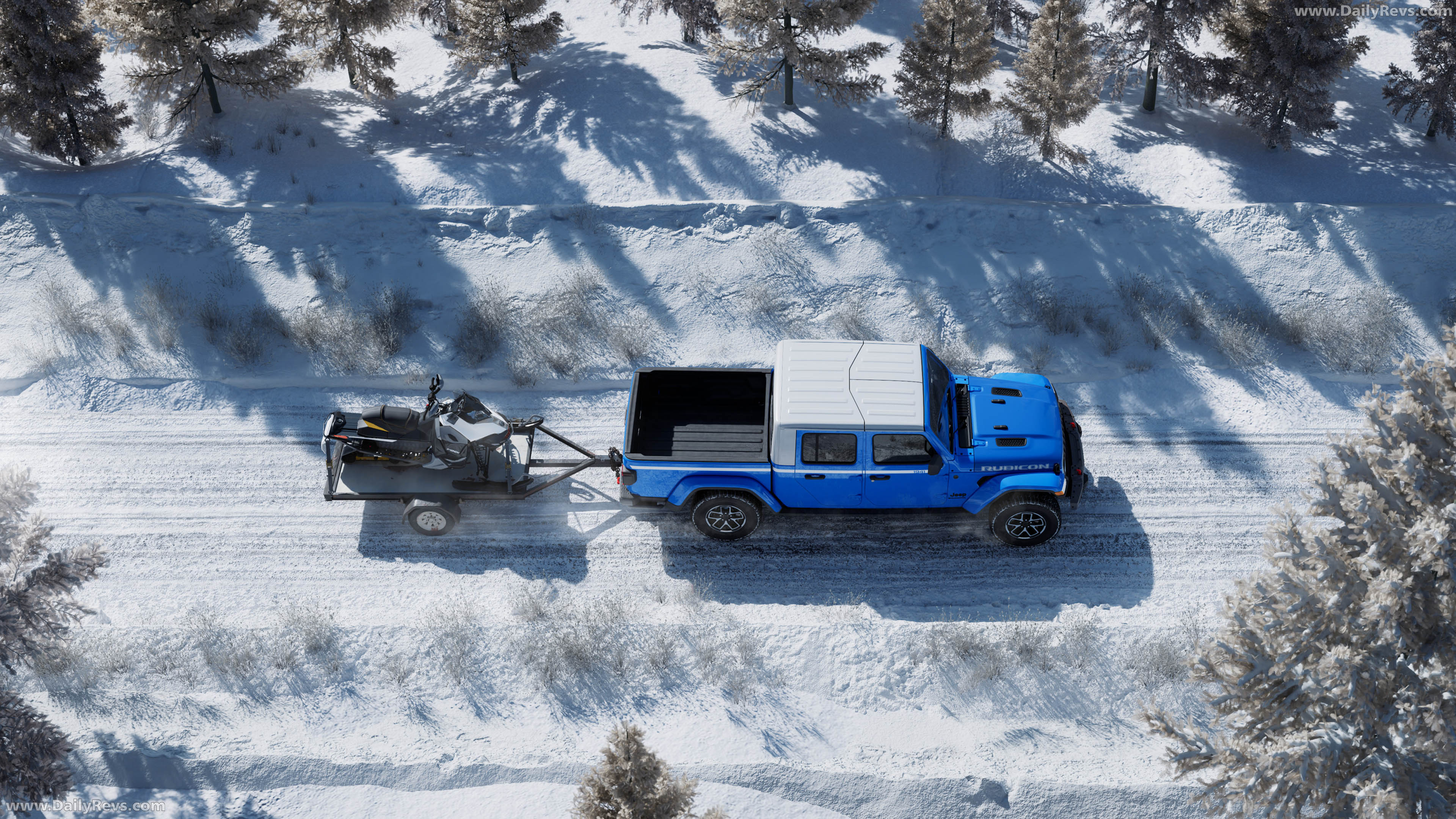 2026 Jeep Gladiator Whitecap Top View