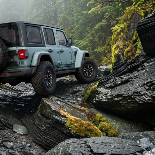 2026 Jeep Wrangler Rockslide Rear View