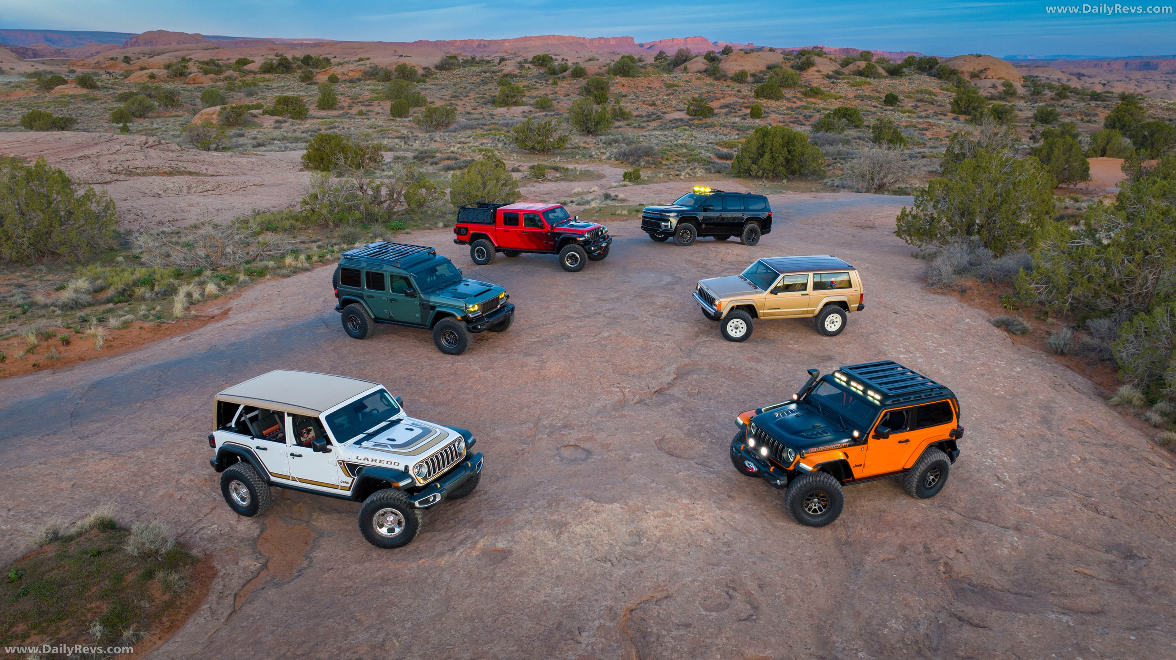 2026 Jeep Wrangler XJ Pioneer Concept Top View
