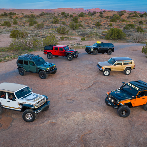 2026 Jeep Wrangler XJ Pioneer Concept Top View