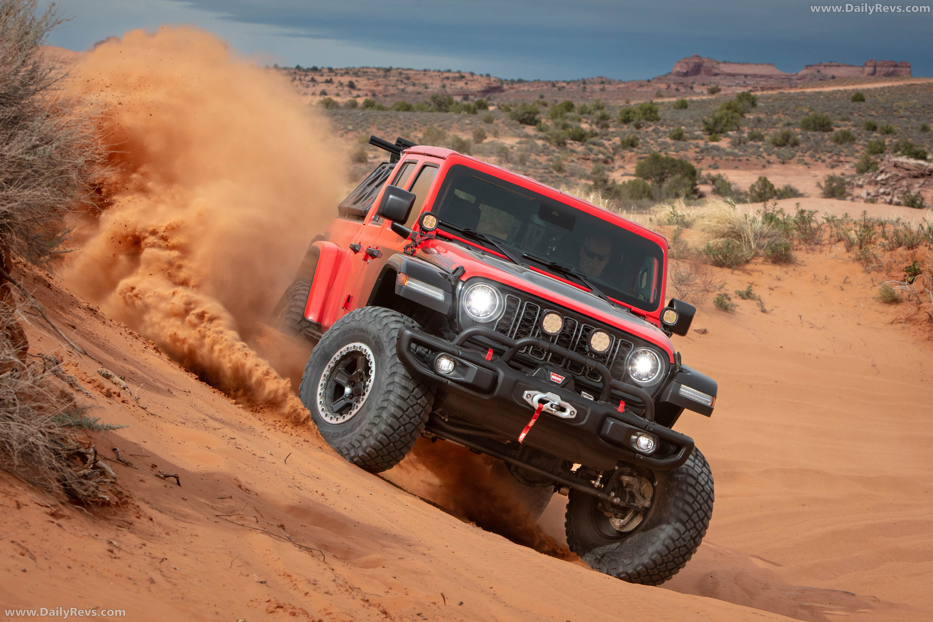 2026 Jeep Gladiator Red Rock Concept Front View