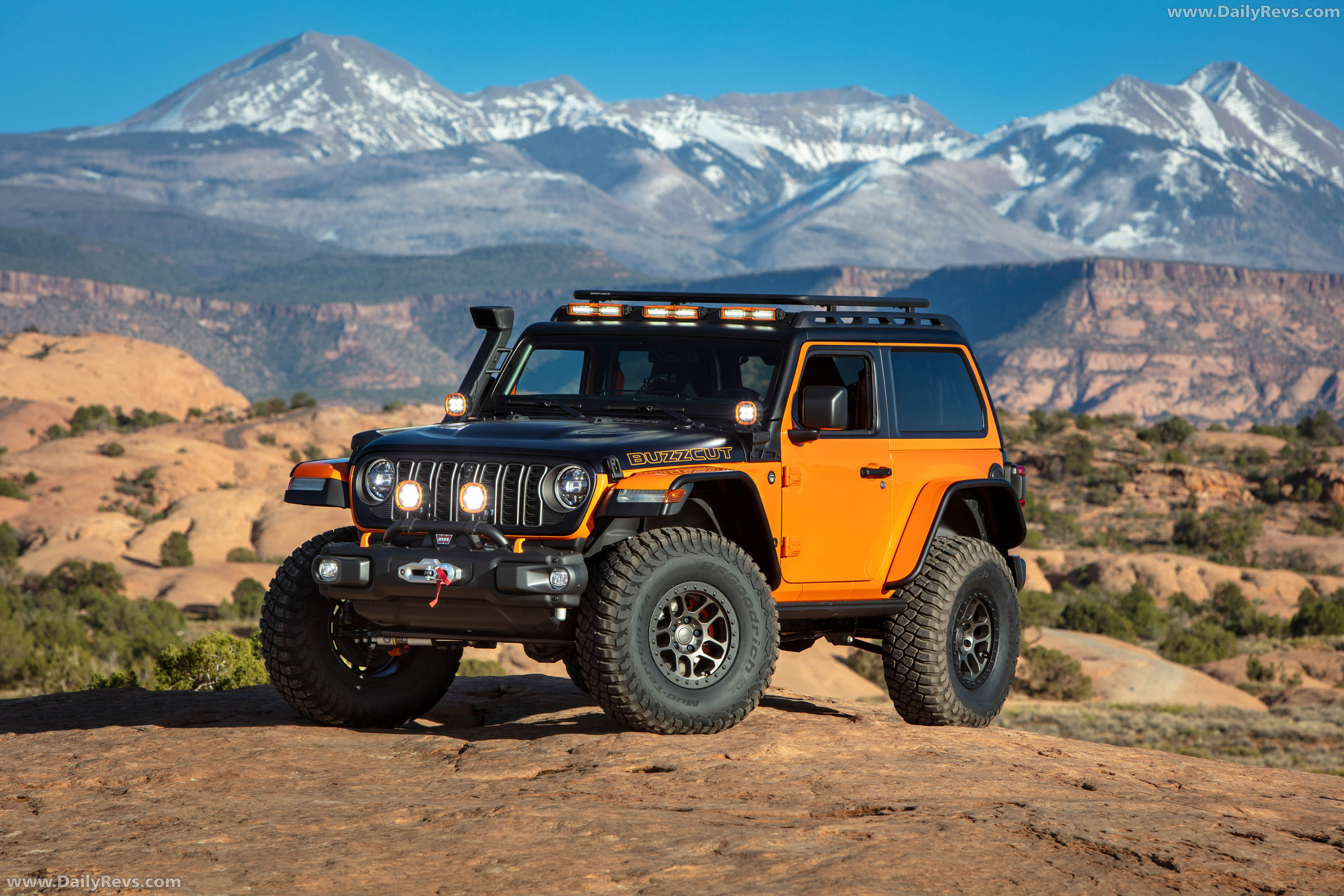 2026 Jeep Wrangler BUZZCUT Concept Front View