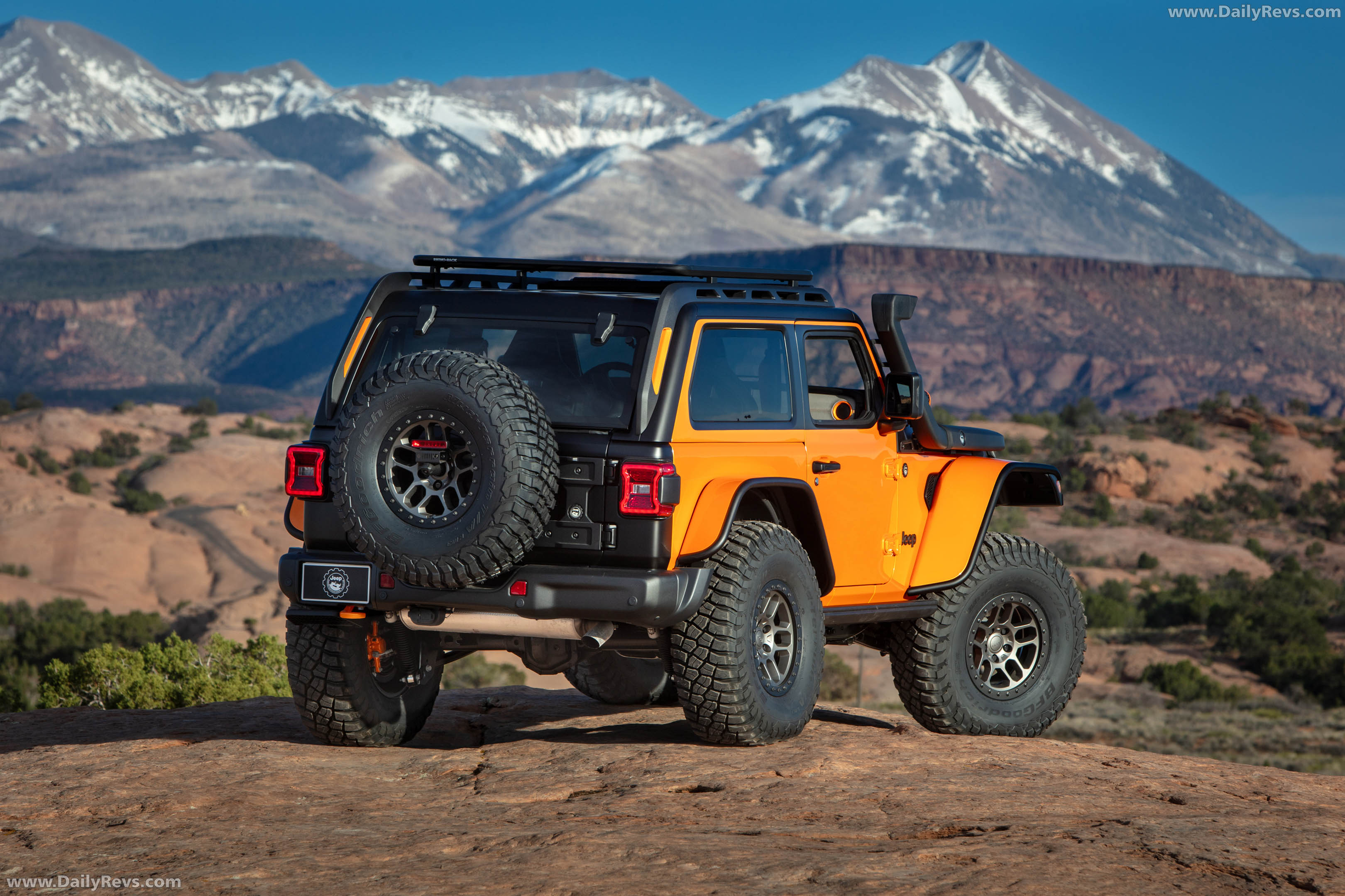 2026 Jeep Wrangler BUZZCUT Concept Rear View
