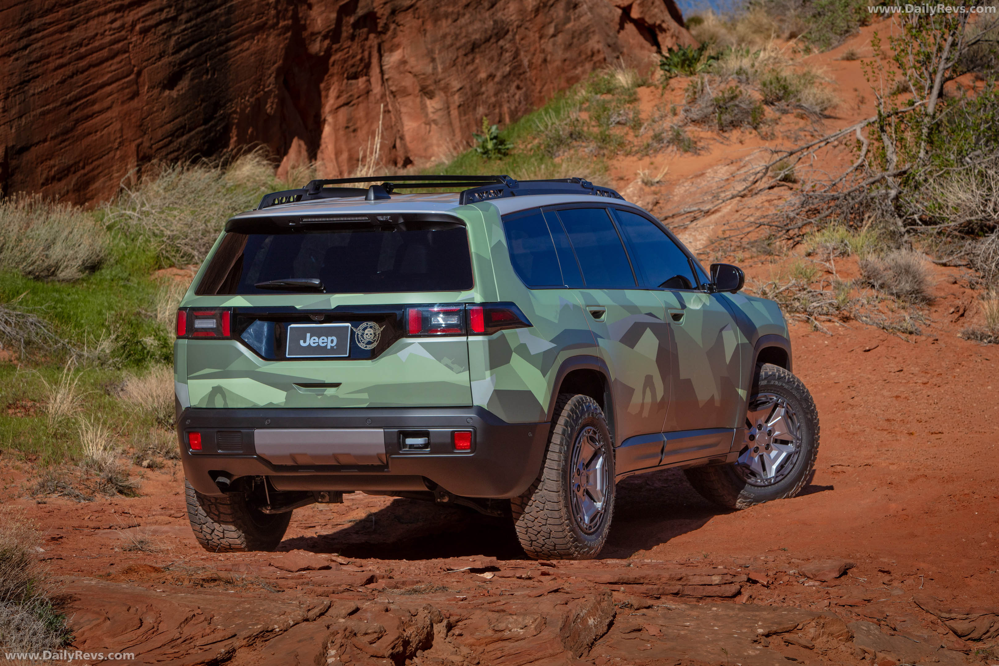 2026 Jeep Cherokee Upland Concept Rear View