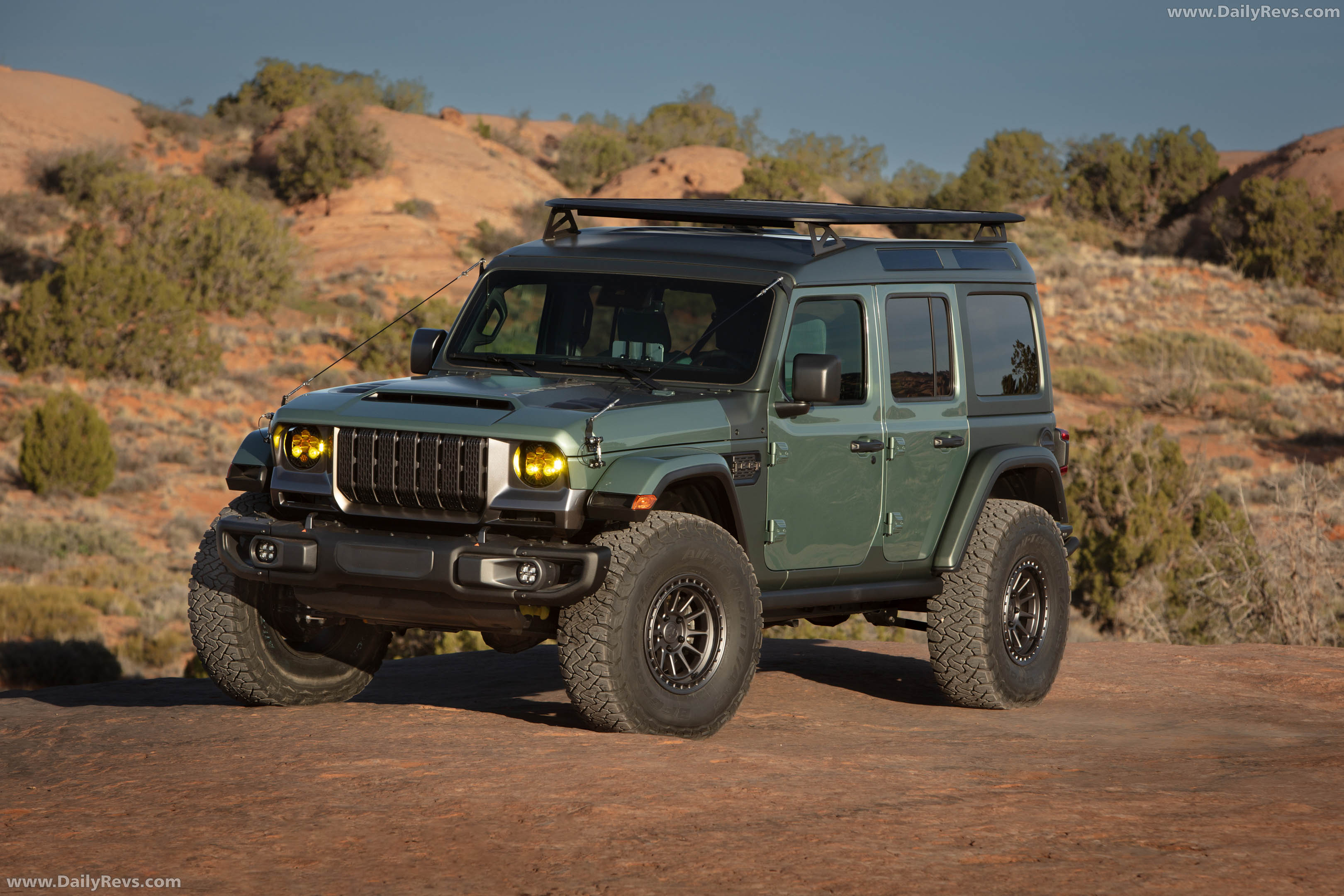 2026 Jeep Wrangler ANVIL 715 Concept Front View
