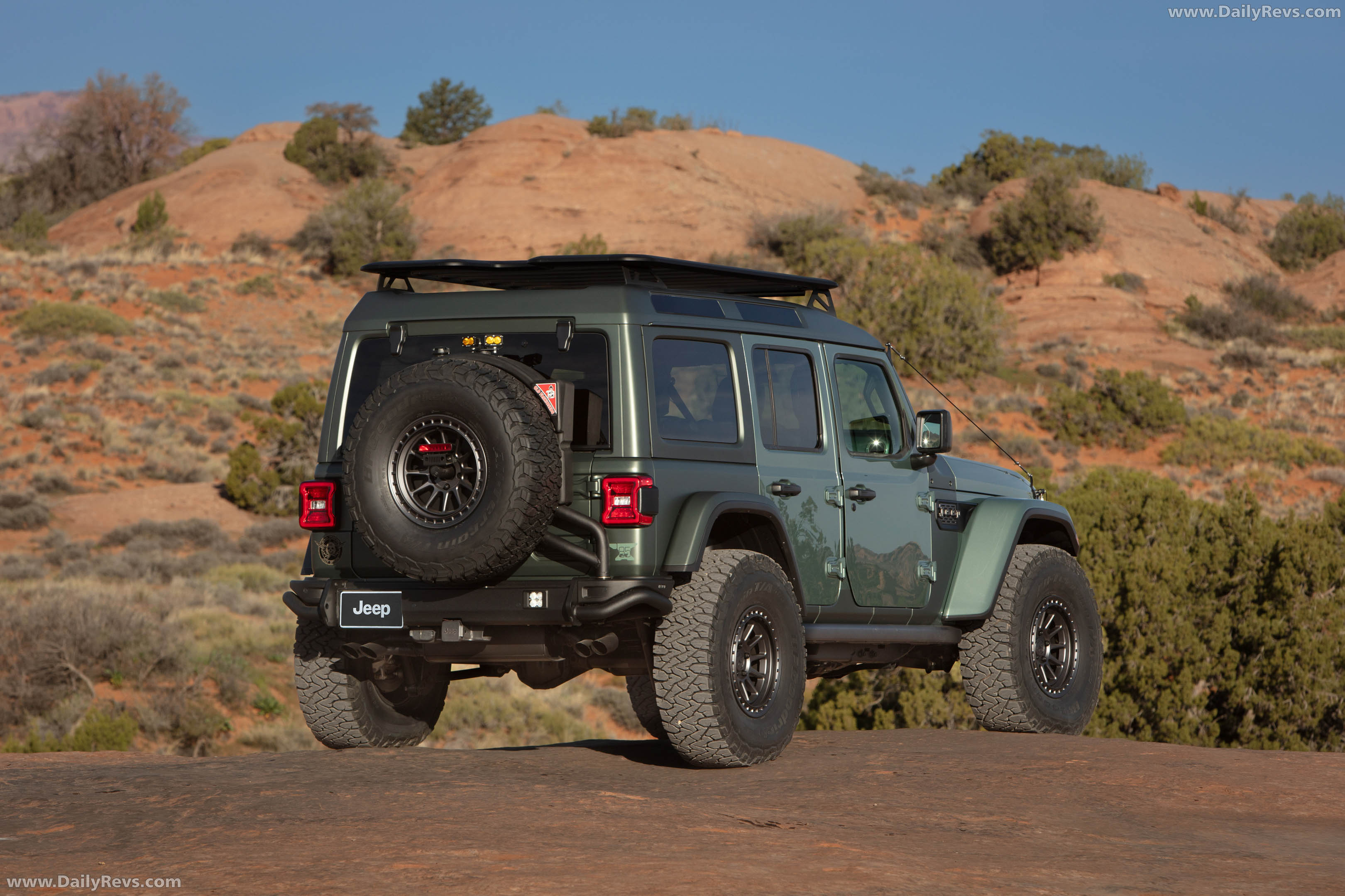 2026 Jeep Wrangler ANVIL 715 Concept Rear View