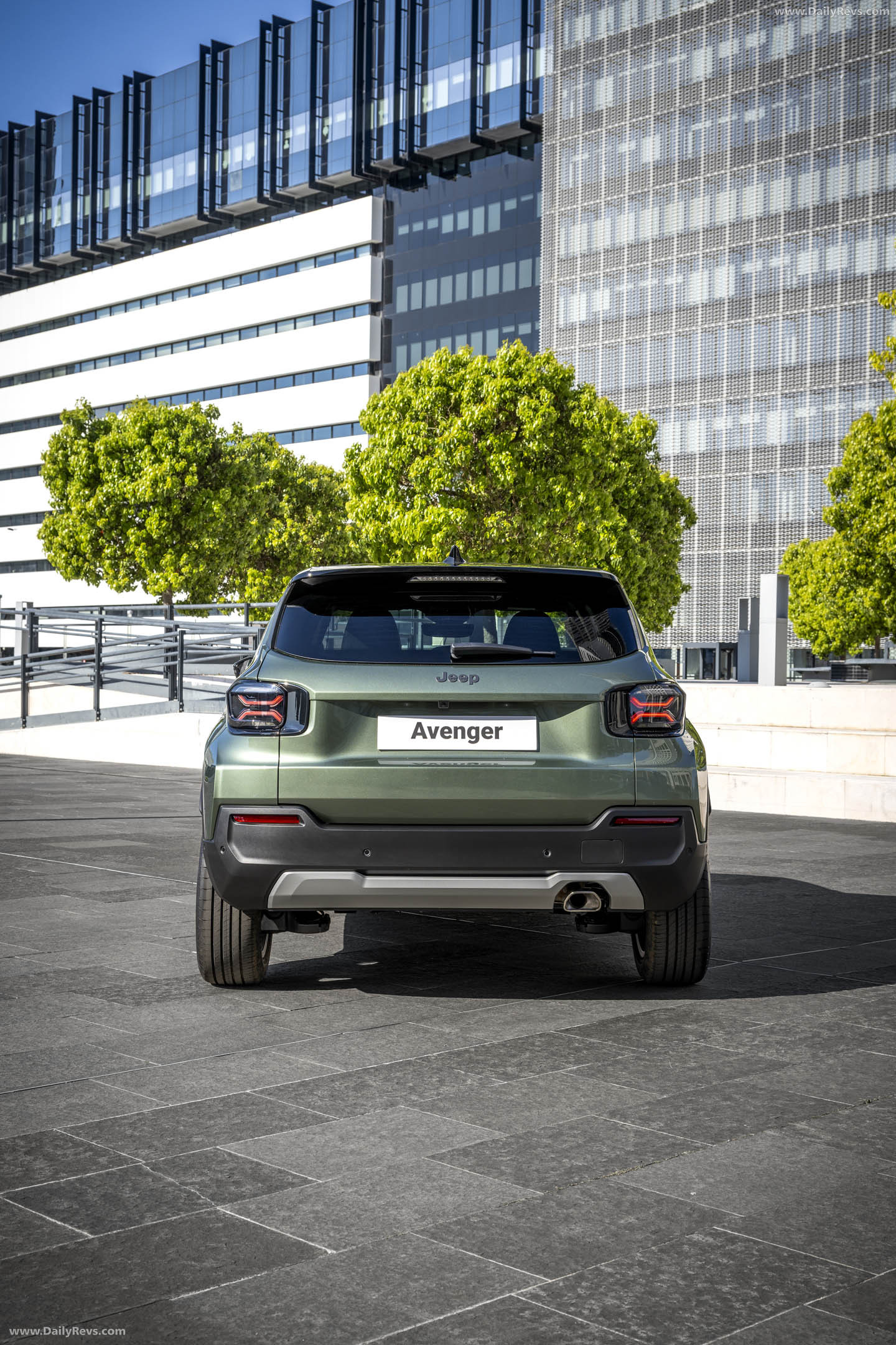 2027 Jeep Avenger e-hybrid Rear View
