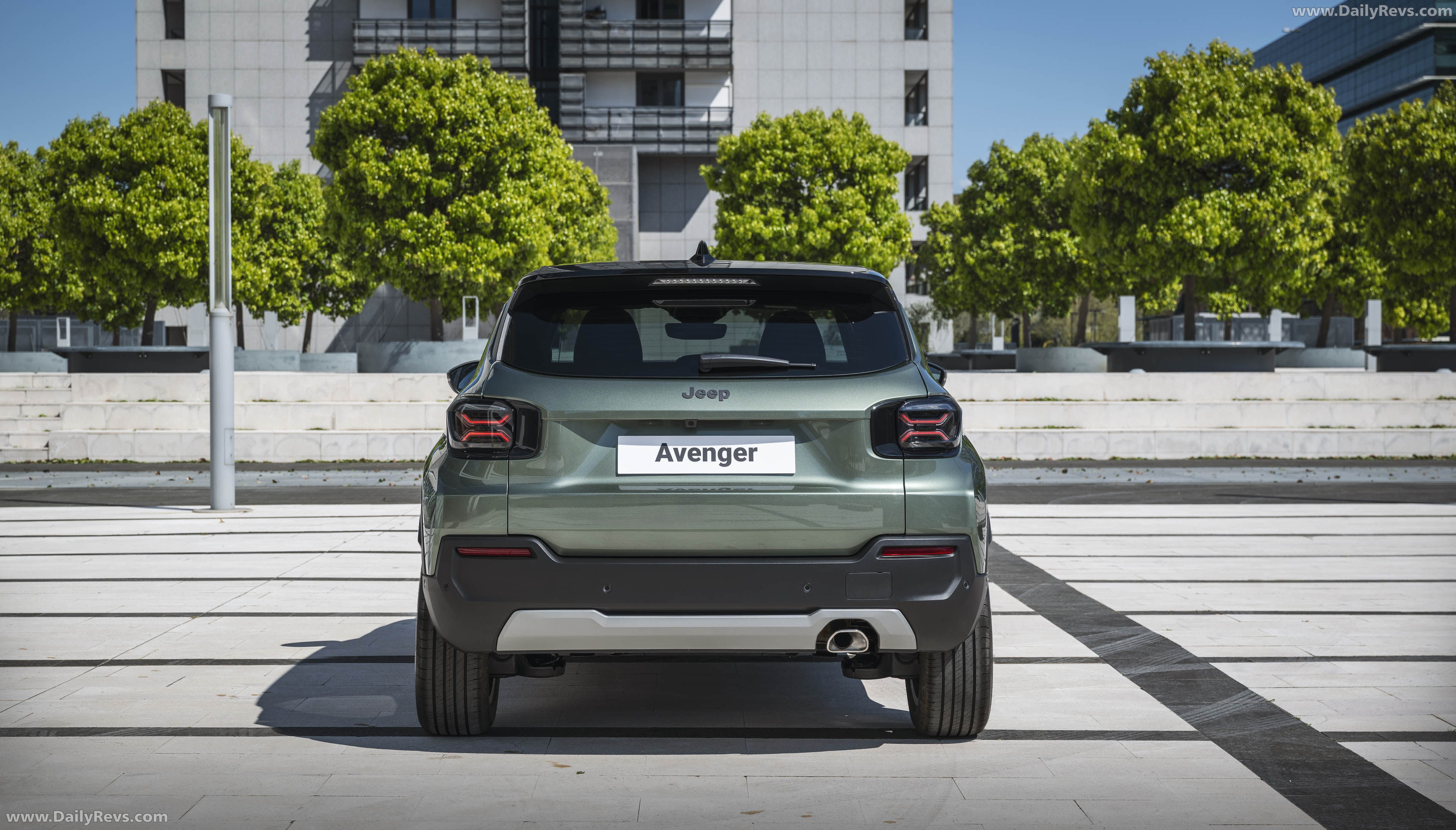 2027 Jeep Avenger e-hybrid Rear View