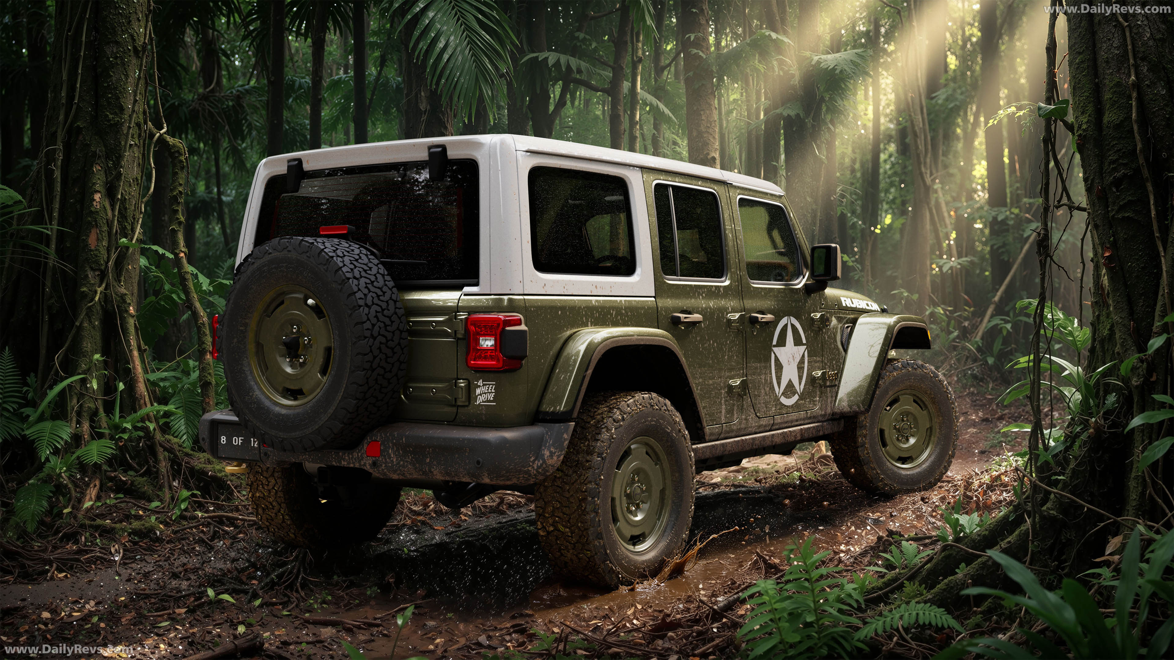2027 Jeep Wrangler Sarge Rear View