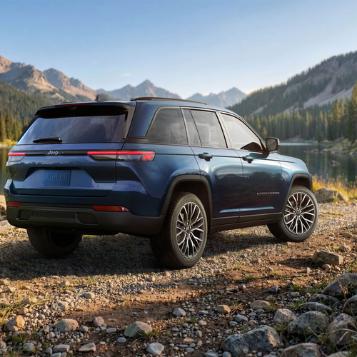 2027 Jeep Grand Cherokee Overland Rear View