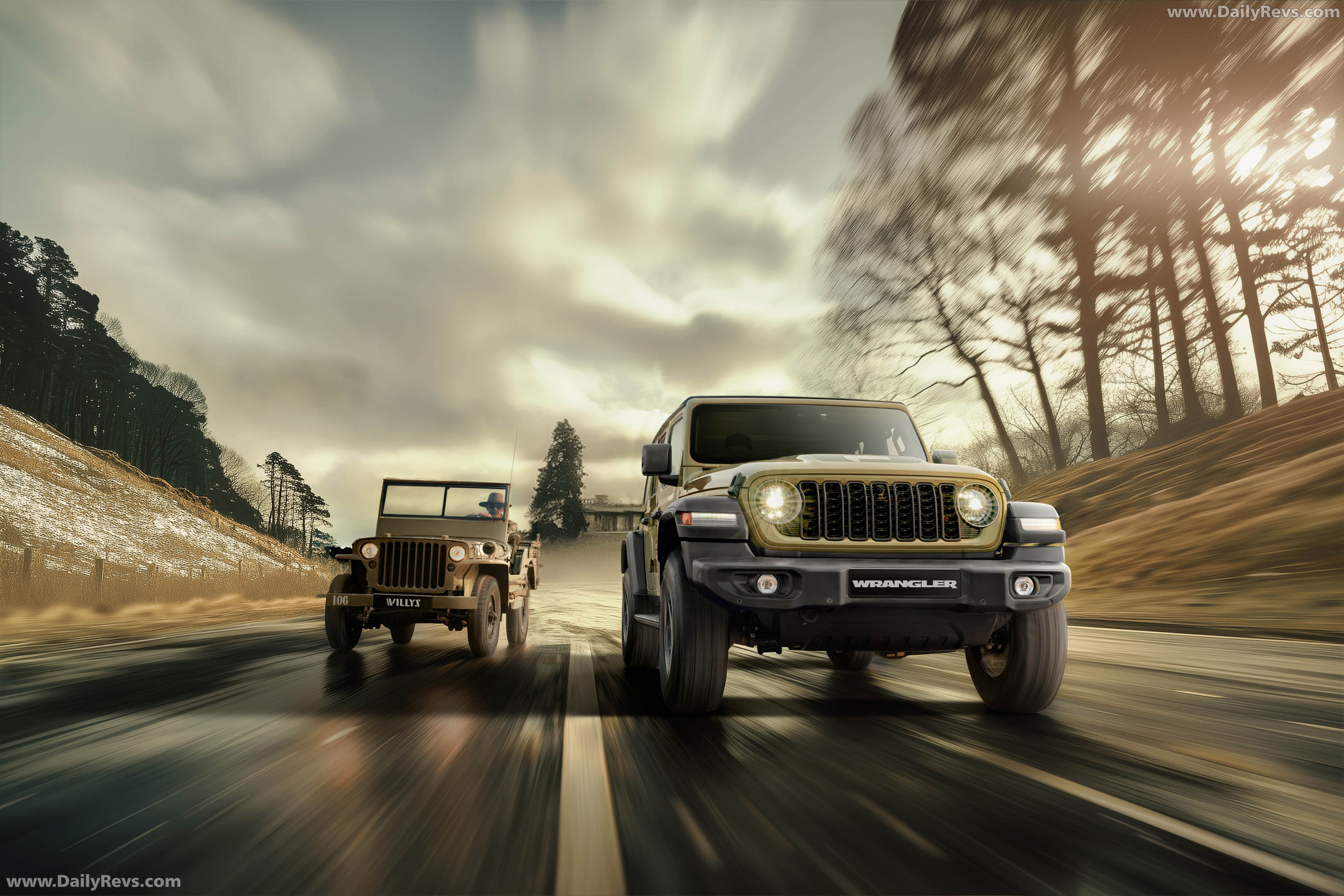 2027 Jeep Wrangler Rubicon 2 Door Final Edition Front View