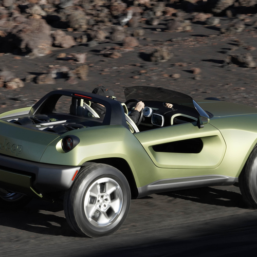 2008 Jeep Renegade Concept Rear View