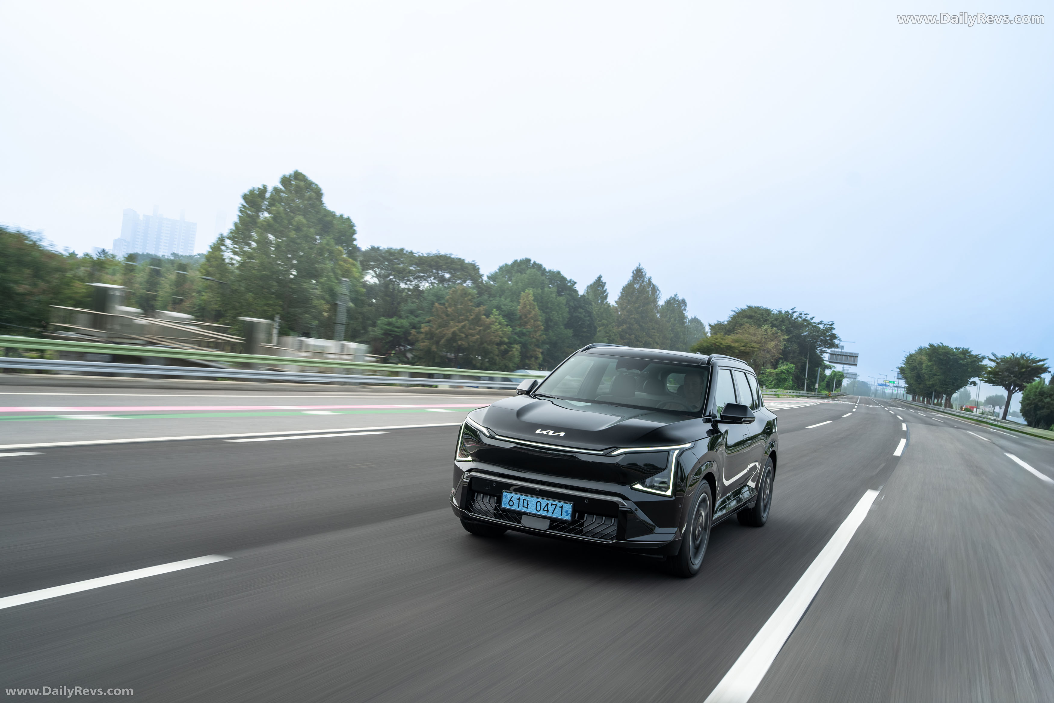 2026 Kia EV5 GT-Line Fusion Black Front View