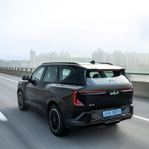 2026 Kia EV5 GT-Line Fusion Black Rear View