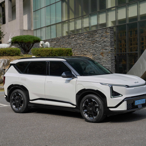 2026 Kia EV5 GT-Line White Pearl Front View