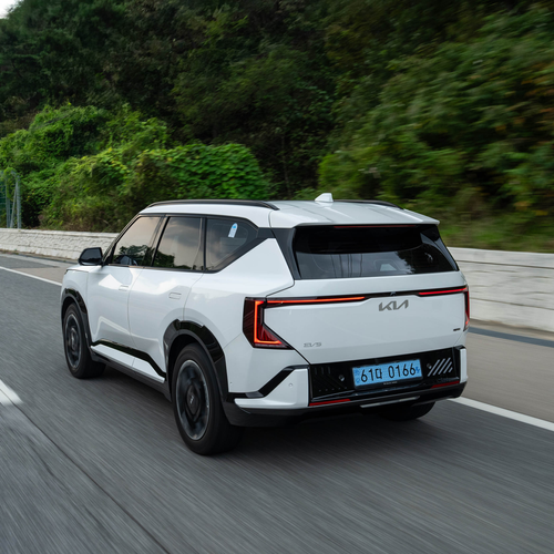 2026 Kia EV5 GT-Line White Pearl Rear View