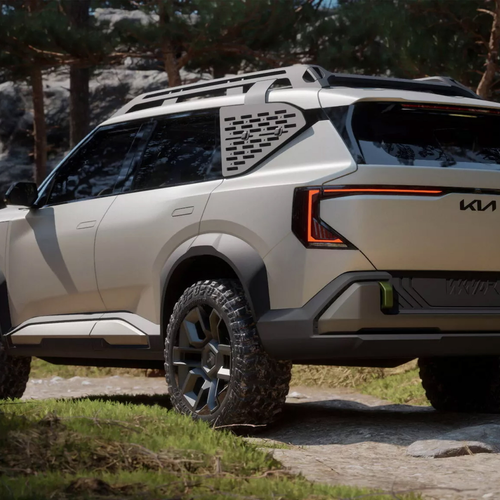 2025 Kia EV5 WKNDR Concept Rear View