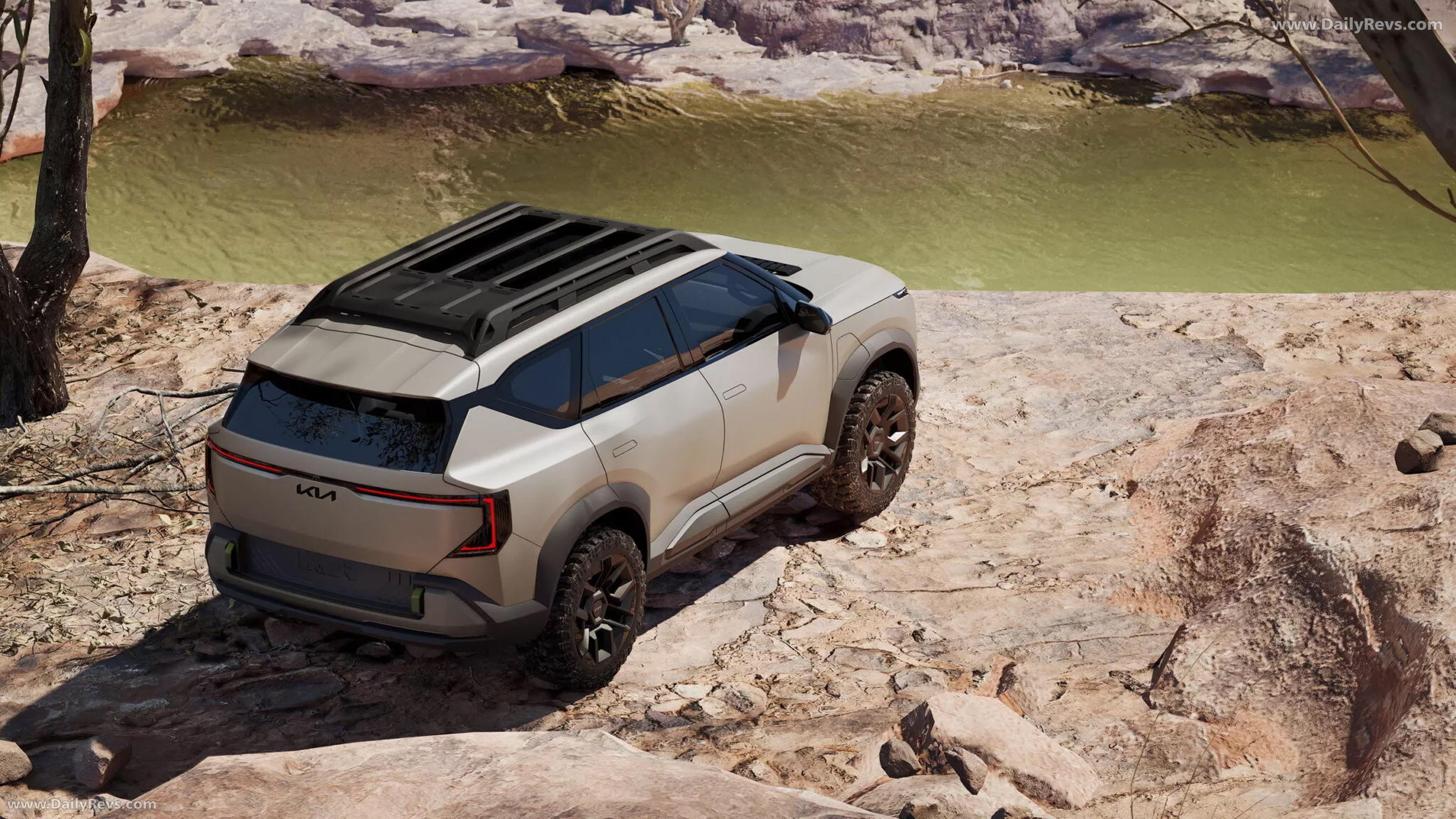 2025 Kia EV5 WKNDR Concept Top View