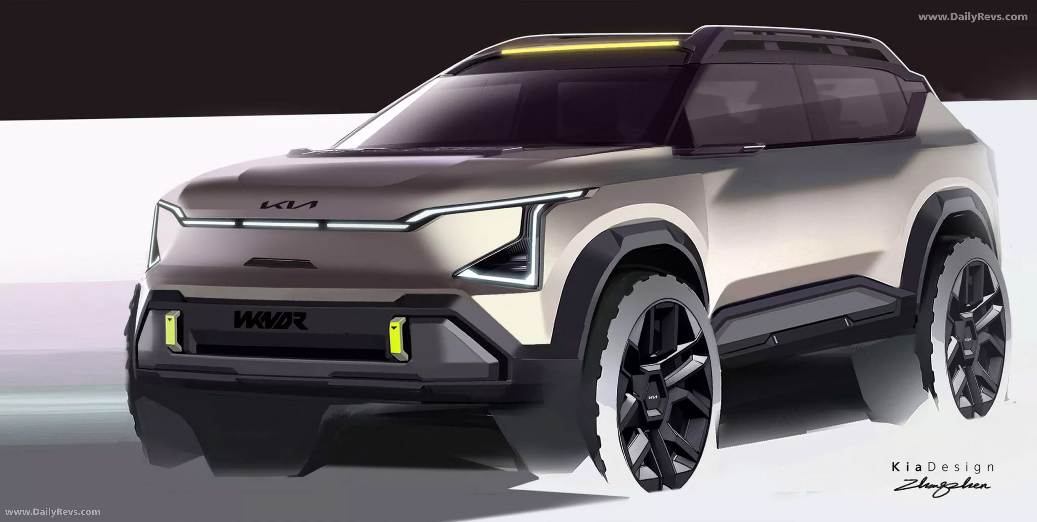 2025 Kia EV5 WKNDR Concept Sketches