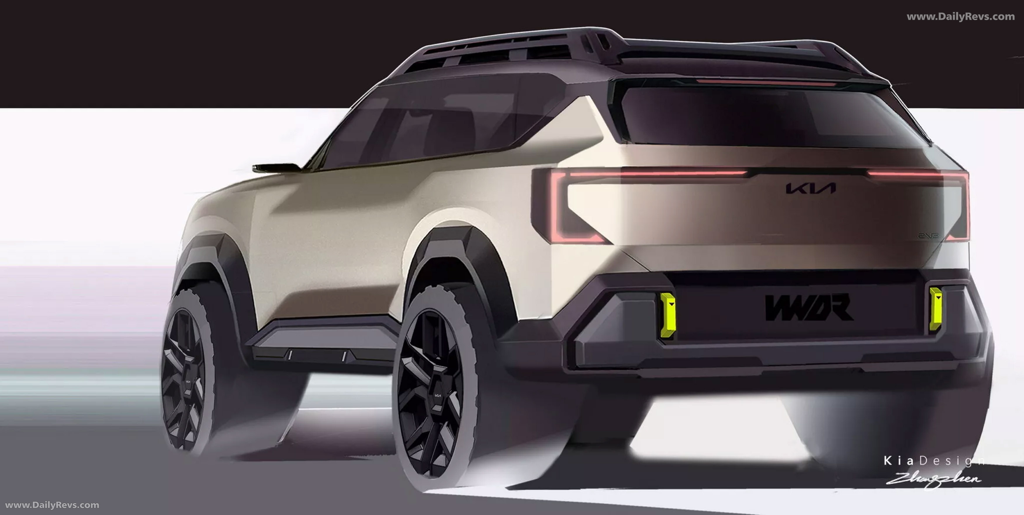 2025 Kia EV5 WKNDR Concept Sketches