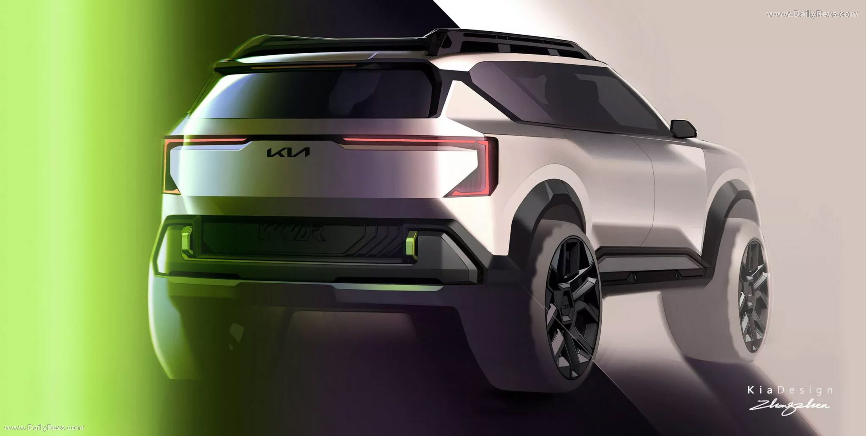 2025 Kia EV5 WKNDR Concept Sketches