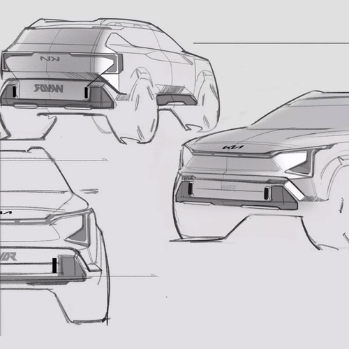 2025 Kia EV5 WKNDR Concept Sketches