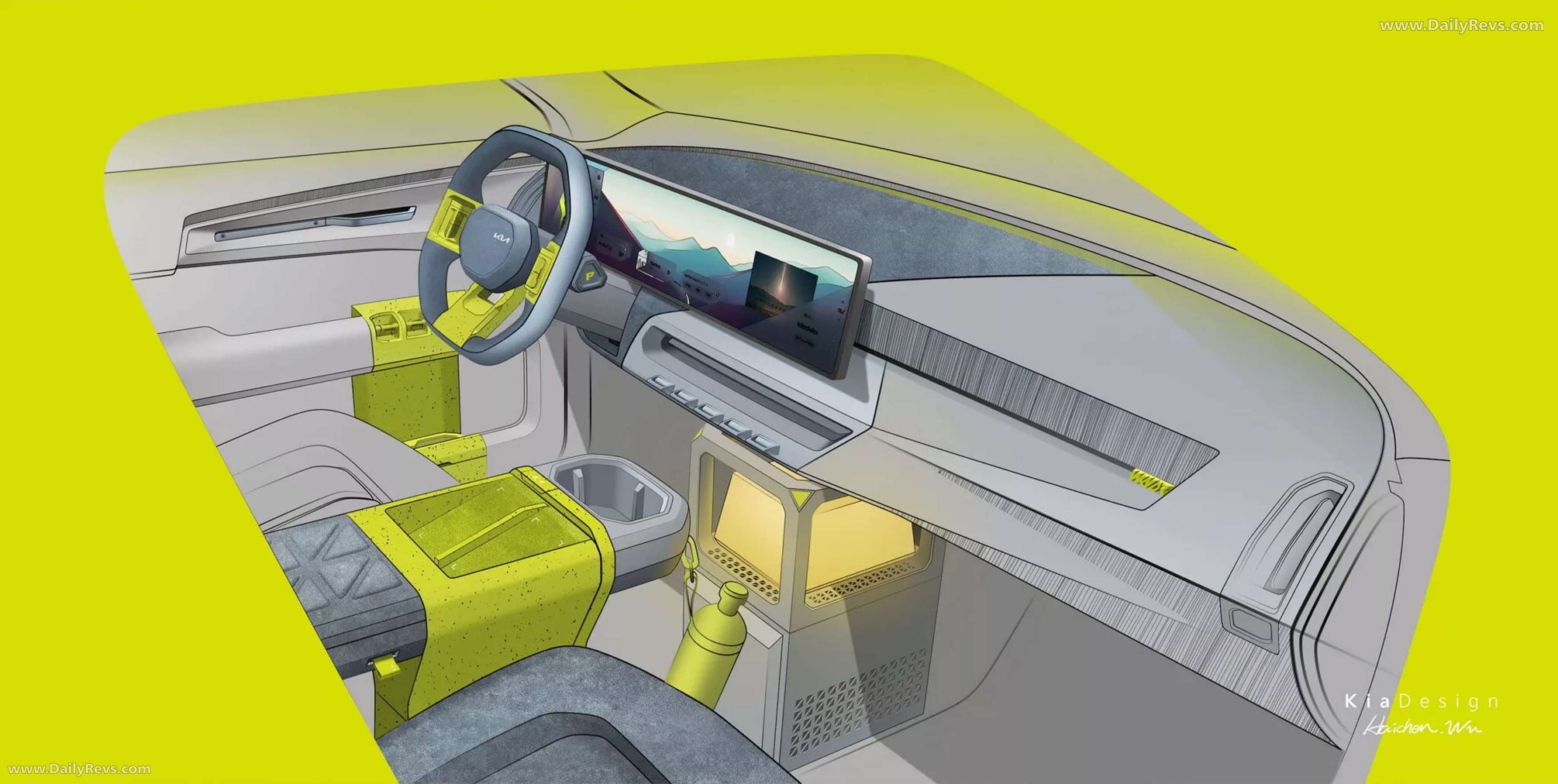 2025 Kia EV5 WKNDR Concept Sketches