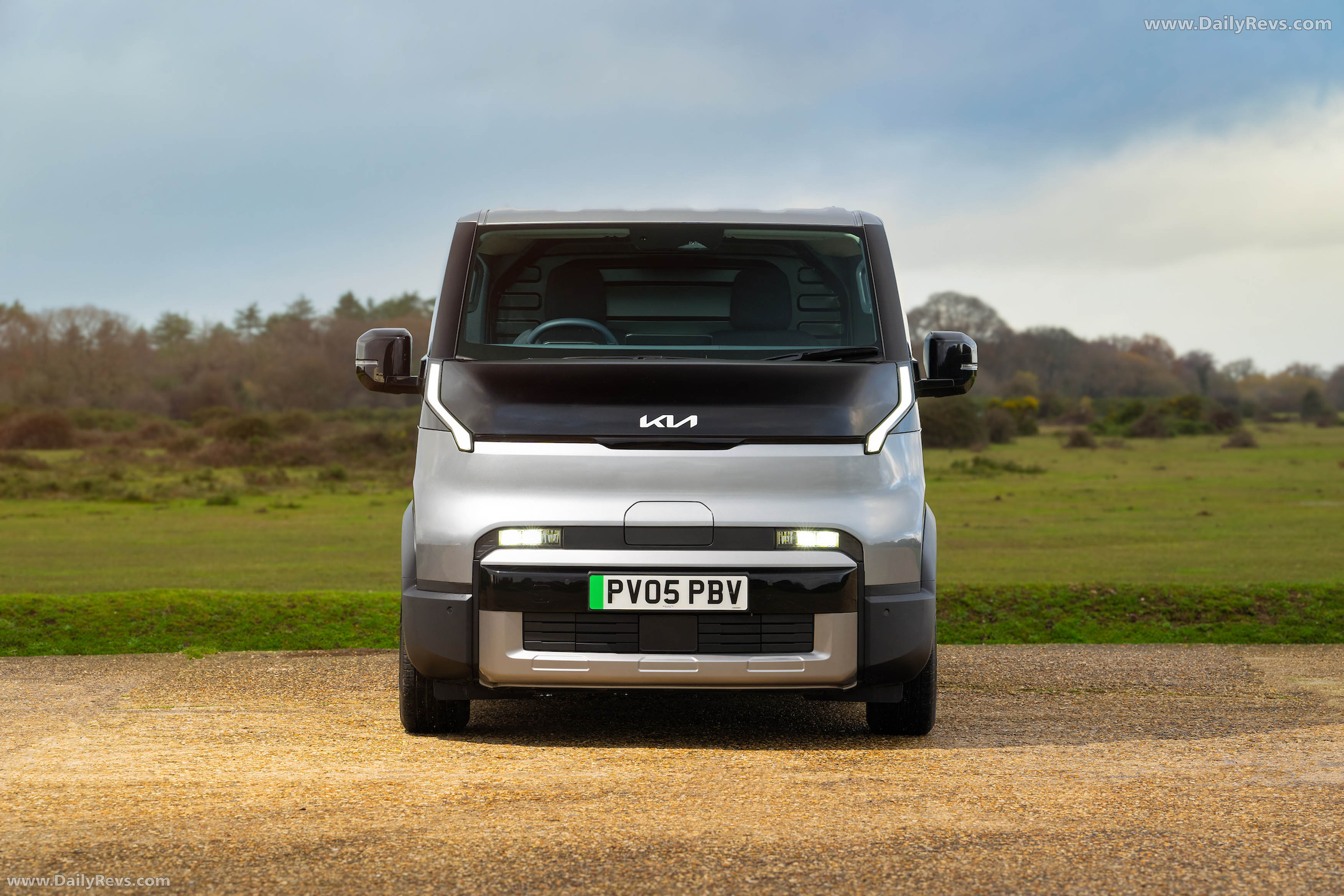 2026 Kia PV5 Cargo Steel Grey Front View