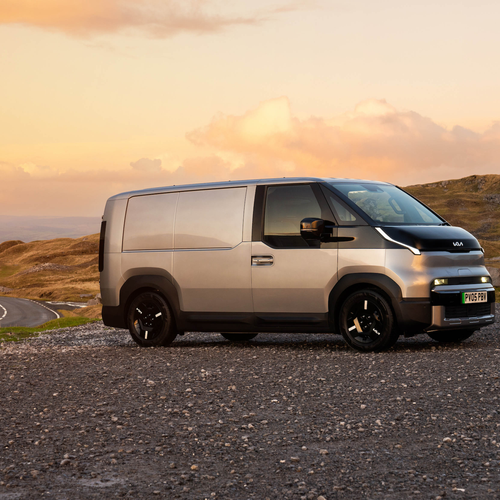 2026 Kia PV5 Cargo Steel Grey Front View
